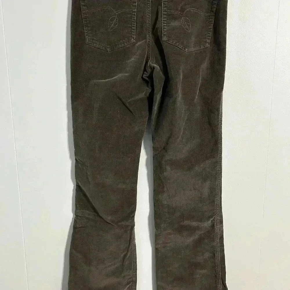 Royal Robbins Gray Corduroy Straight Leg Pants Womens Size 4 Regular Hiking - Picture 2 of 7